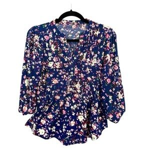 HSN BOHO BOUTIQUE PM Floral Women's Top